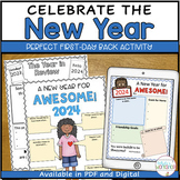 New Years 2024 Review and Resolutions Activities