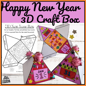 Preview of Happy New Year 2024 Craft Templates: Arts & Craft Printable Ideas