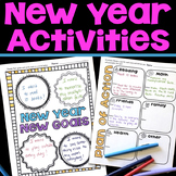 New Year Goals & Activities 2024 & New Years Resolutions &