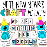 Yeti New Years Activities Bulletin Board December Holidays