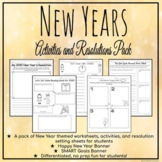 New Years Activities & Resolutions Pack 2021 (Grades 2, 3, & 4)