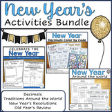 New Years Activities for Math and Reading