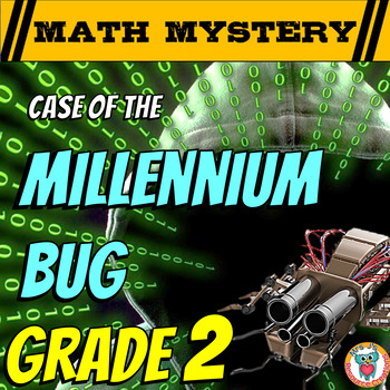 Preview of New Years Activity: 2nd Grade New Year Math Mystery Game