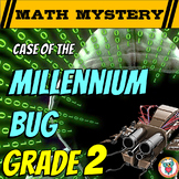 New Years Activity: 2nd Grade New Year Math Mystery Game