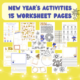 New Years Activity/Busy Packet - No Prep - Fast Finishers-