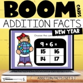 New Years Addition Facts to 20 Set 1 Boom Cards™