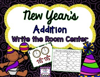 Preview of New Year's Addition Write the Room