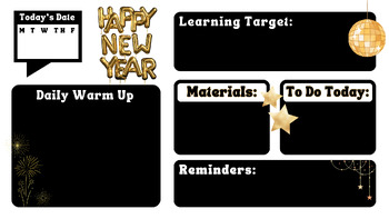Preview of New Years Agenda Slides