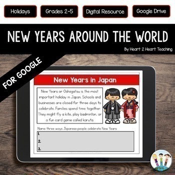 Preview of New Years Around The World Digital Resource Google Slides New Years 2024