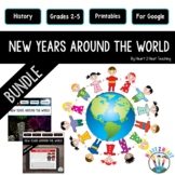 New Years Around the World Bundle 6 Countries Fun Activity