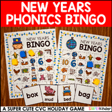 New Years Bingo Game for 2024, Happy New Year Activities, 