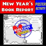 New Year's Book Report Poster Activity {New Year..New Book}