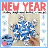 New Years Bulletin Board | After Winter Break Activity | N