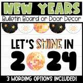 New Years Bulletin Board Door Decor - 2024