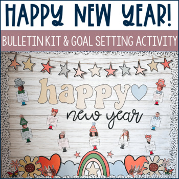 Preview of New Years Bulletin Board | New Years Resolution Bulletin Board | Goal Setting