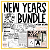 New Years Bundle | Happy New Year Activity Pack