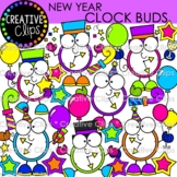 New Years Clipart Buds {New Years Eve Clipart}