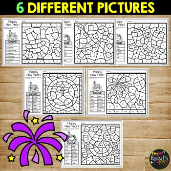 New Years 2019 Coloring Pages and Writing Sheets, FREE Yearly Updates