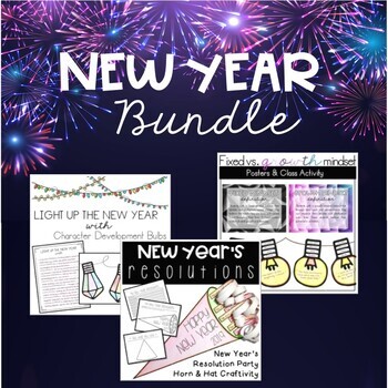 Preview of New Years Craft & Activity Bundle