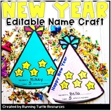 New Years Craft 2024, EDITABLE January Name Craft
