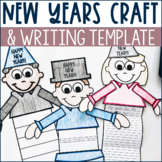 New Years Craft | New Year Writing Activity | New Years Re