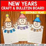 New Years 2024 Craft for Bulletin Board, New Year Activity
