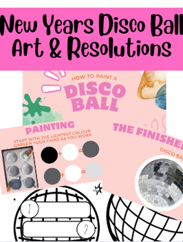 Preview of New Years Disco Ball & Resolutions 2024