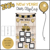 New Years Door Display- Includes Student Work!