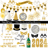 New Years Eve 2024 Digital Graphics
