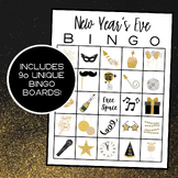 New Years Eve Bingo | 90 Cards | New Years Party | New Yea
