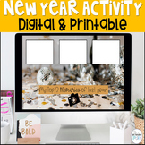 New Year 2024 Goals Activity Digital and Printable
