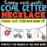 New Year's Goal Getter Necklace Craft - Resolutions for Ki