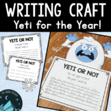 New Year Yeti Goal Setting Writing Activity - Grades K - 2