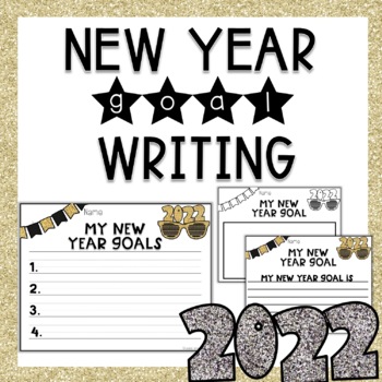 New Years Goal Writing by Grades and Grace | Teachers Pay Teachers