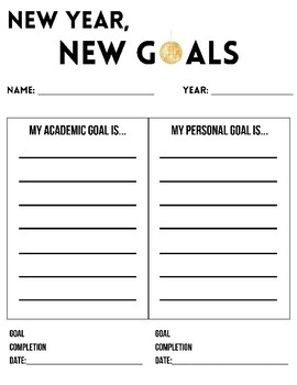 Preview of New Years Goals