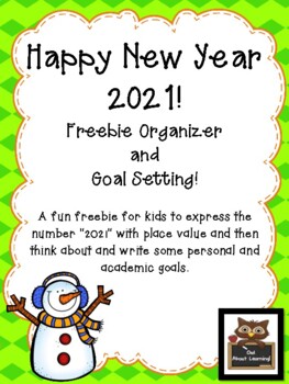Preview of New Years Goals Freebie