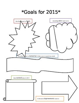 Preview of 2015 New Year's Goals/ Resolutions