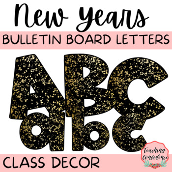 Glitter Bulletin Board Letters Bundle