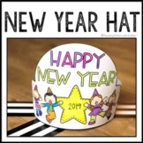 New Years HAT Printable | Write in the Year | Headband Hat