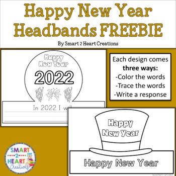 Preview of New Years Headbands FREEBIE
