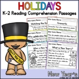 New Years Holidays Reading Comprehension Passages K-2
