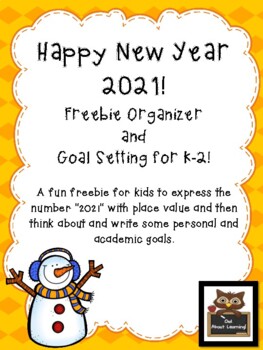 Preview of New Year's K-2 Freebie