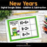 New Years Math Activities | Basic Math Facts | Addition an