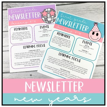 Preview of New Years Newsletter Template | Disco