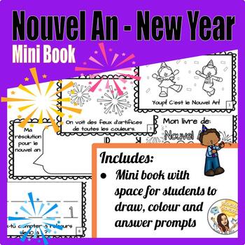 Preview of New Years - Nouvel An - Bonne Année Mini Book