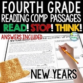 New Years Reading Comprehension Passages 4th Grade Stop Th