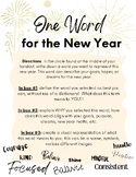 New Years Reflection: One Word