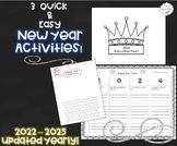 Happy New Year 2024 Activities New Years Resolution