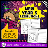 New Years Resolution 2024 and Goals or Goal Setting Self P