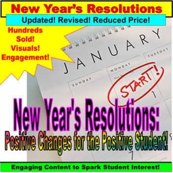 Preview of New Years Resolution Digital Presentation and Activity